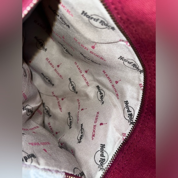 Hard Rock burgundy satchel/Messenger bag✨ - Picture 3 of 17